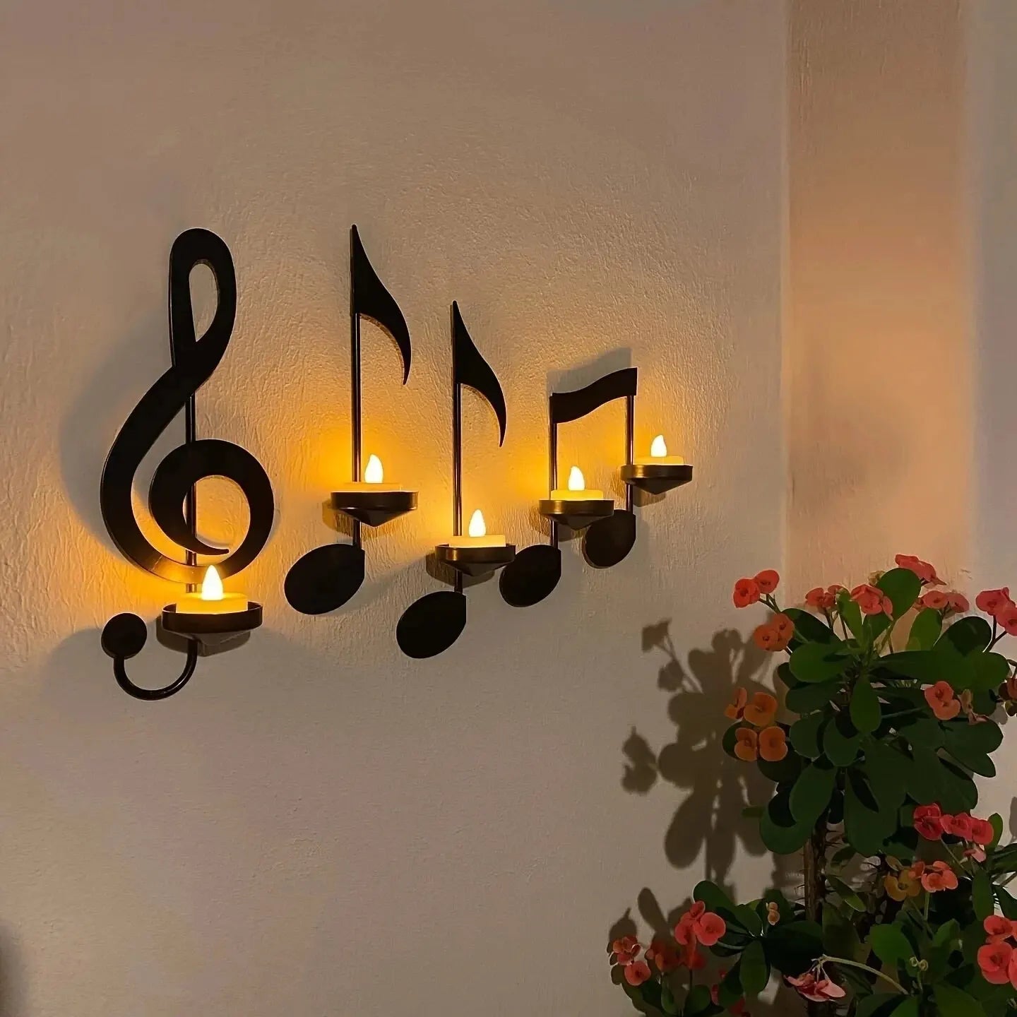 Music Candlestick Decoration